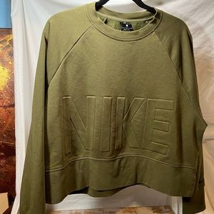 Nike Dryfit Sweatshirt- Army Green